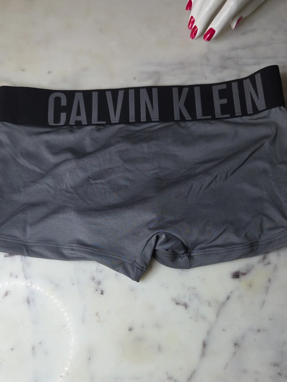 Calvin Klein Charcoal Gray Men's Trunk Briefs Sz S